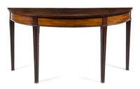 A George III Mahogany Console Table Height 33 x width 68 x depth 20 inches. — 19TH CENTURY