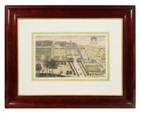 An English Hand-Colored Engraving