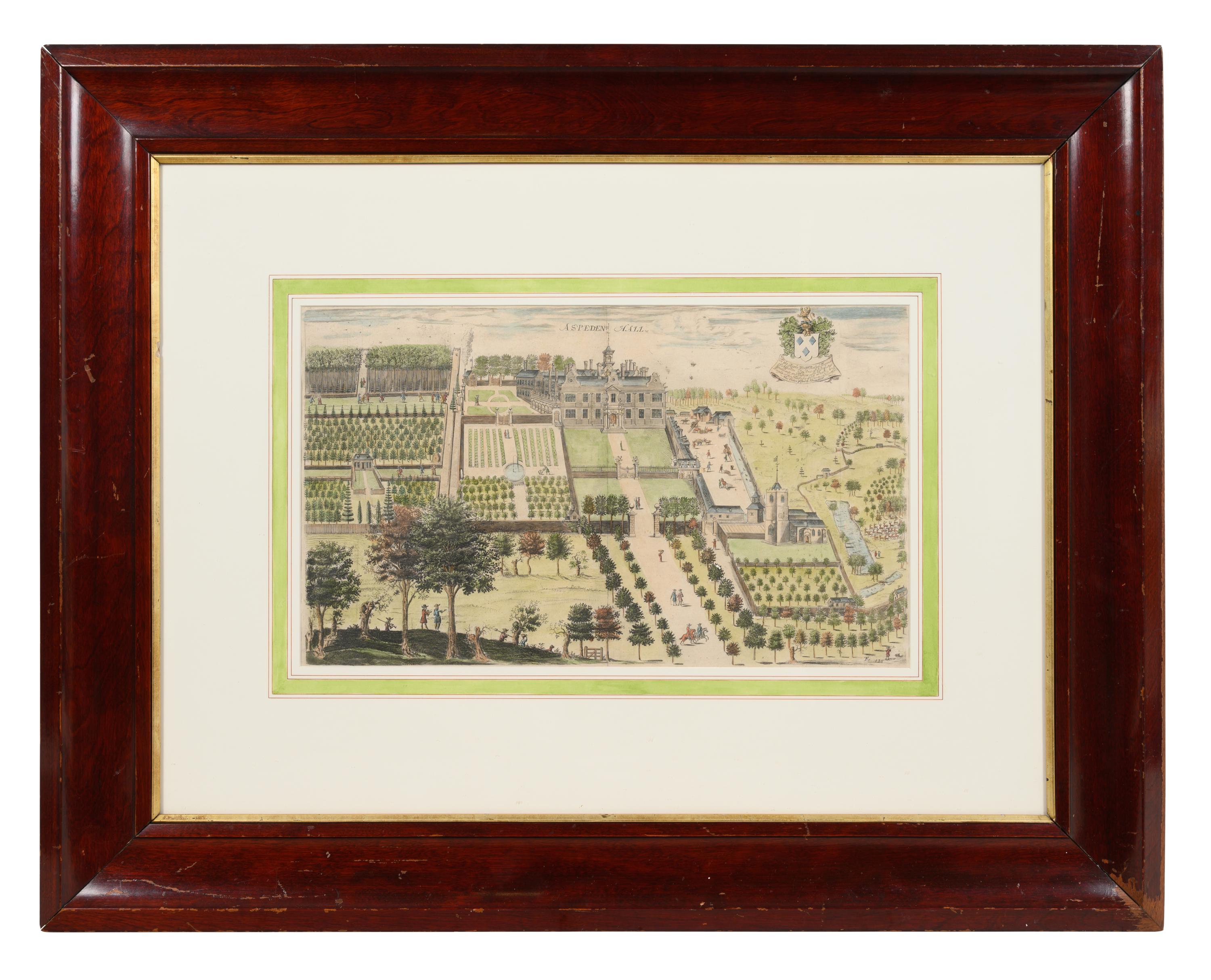An English Hand-Colored Engraving