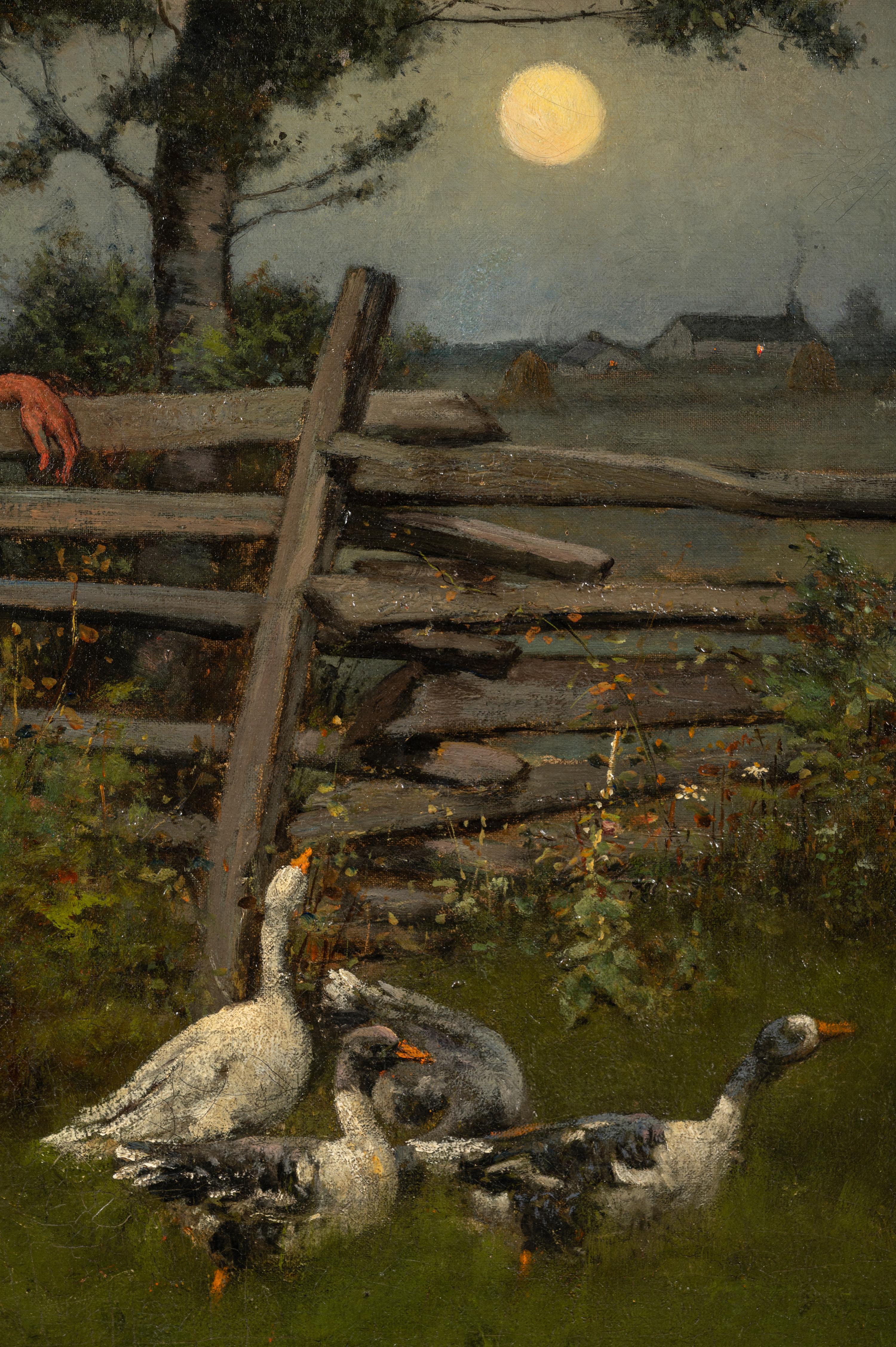 Woman with Geese