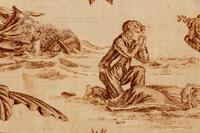Two Fragments of Printed Textiles, 18th-19th Century
