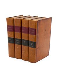 BLACKSTONE, Sir William, Knt., Commentaries on The Laws of England, in Four Books. The eighteenth edition with the last corrections of the author. London, S. Sweet, Law Bookseller, Chancery-Lane; and R. Milken, Dublin. 1821.Brown calf with burgundy and black with gilt on spine.