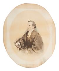 Civil War - Confederacy Mammoth plate hand-colored portrait of Charles Minnigerode (1814-1894). Richmond, VA: Anderson Art Palace, n.d.
