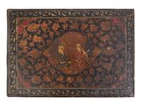 A Pair of Persian Lacquer Folio Covers
