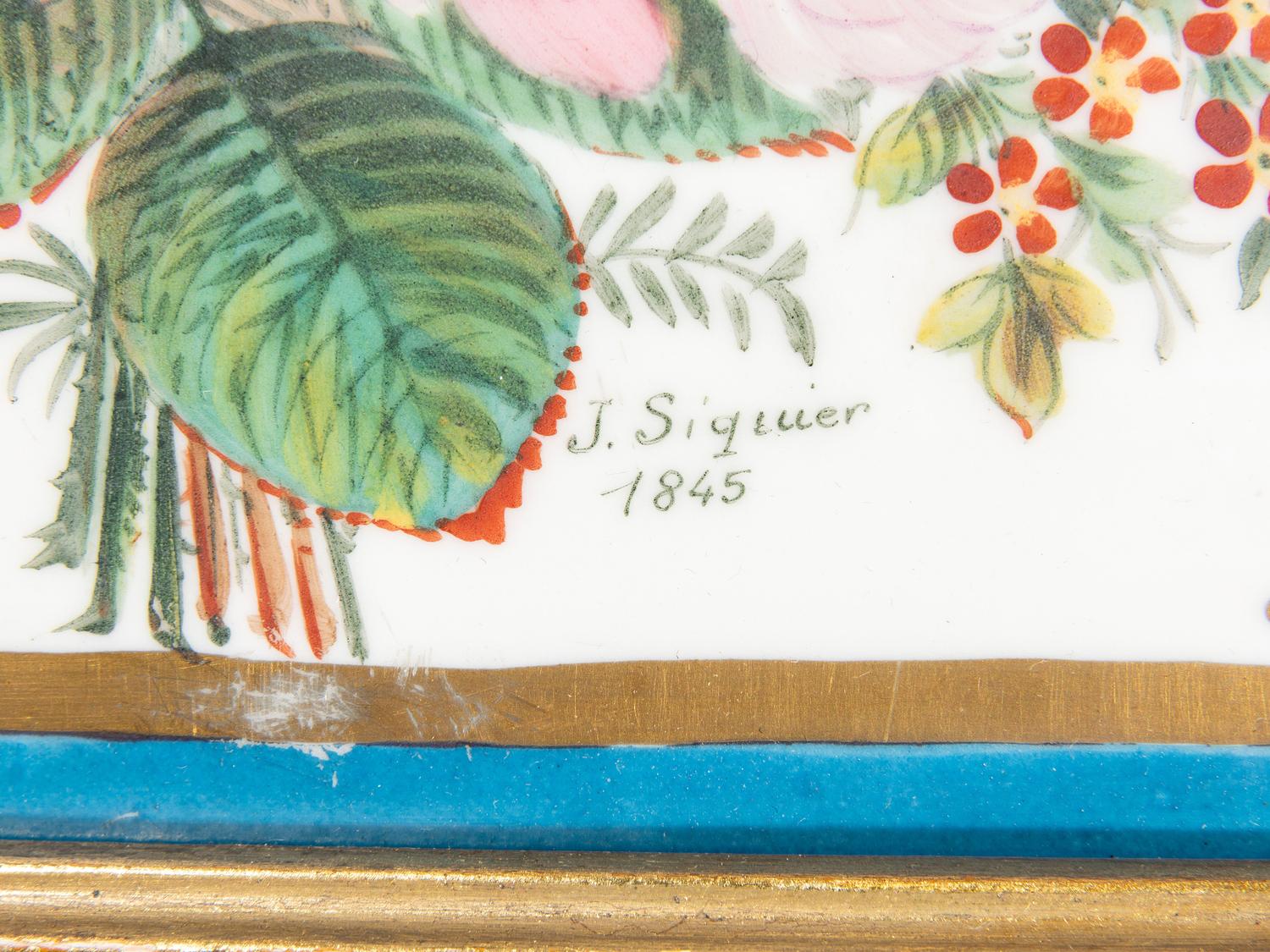 A Pair of Sèvres Style Porcelain Plaques