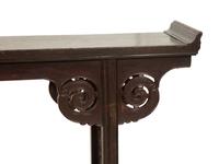 A Chiinese Carved Hardwood Altar Table