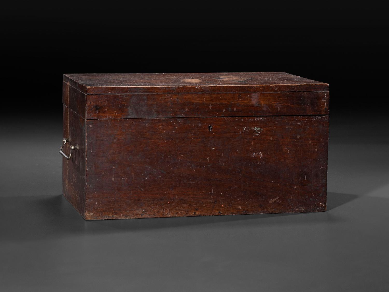 A Southern Walnut Sugar Box