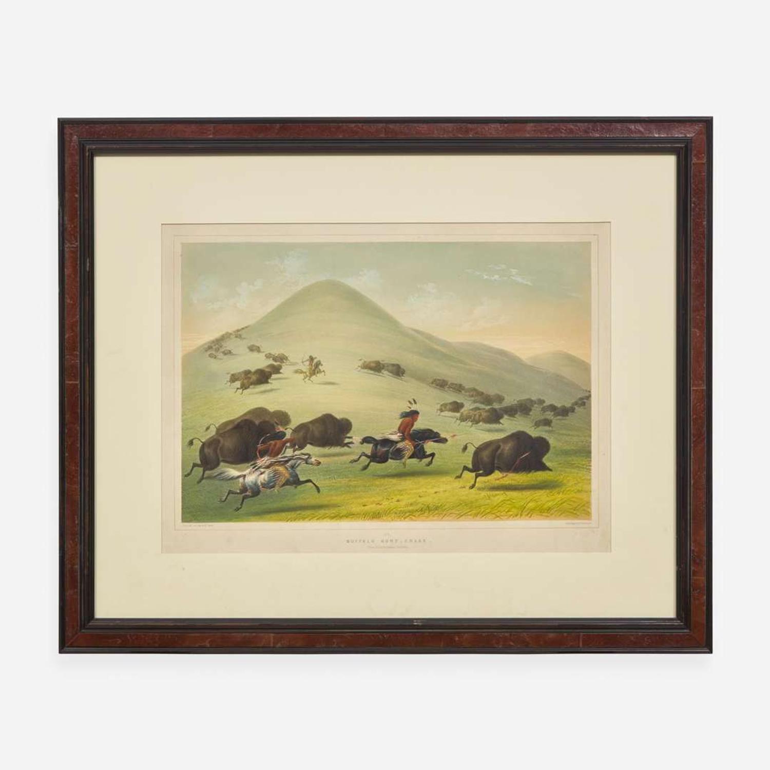 George Catlin (American, 1796-1872) Catlin's North American Indian Portfolio: Hunting Scenes and Amusements of the Rocky Mountains and Prairies of America