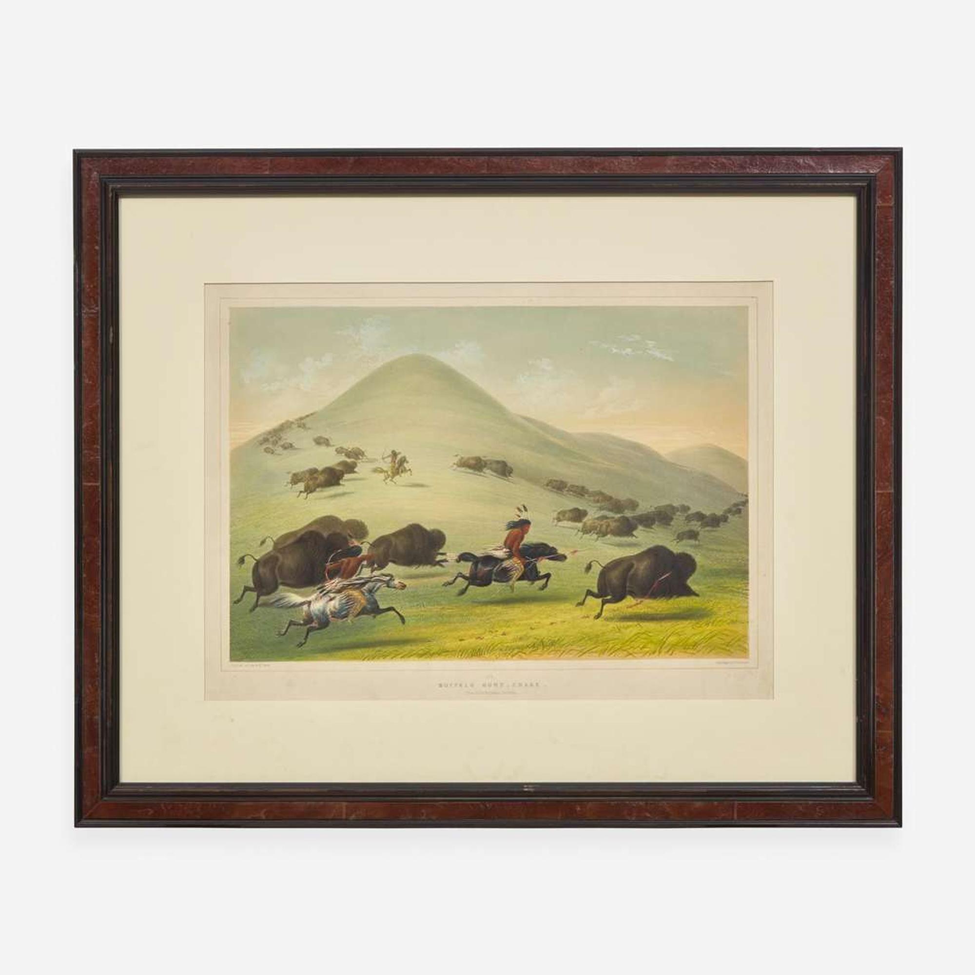 George Catlin (American, 1796-1872) Catlin's North American Indian Portfolio: Hunting Scenes and Amusements of the Rocky Mountains and Prairies of America