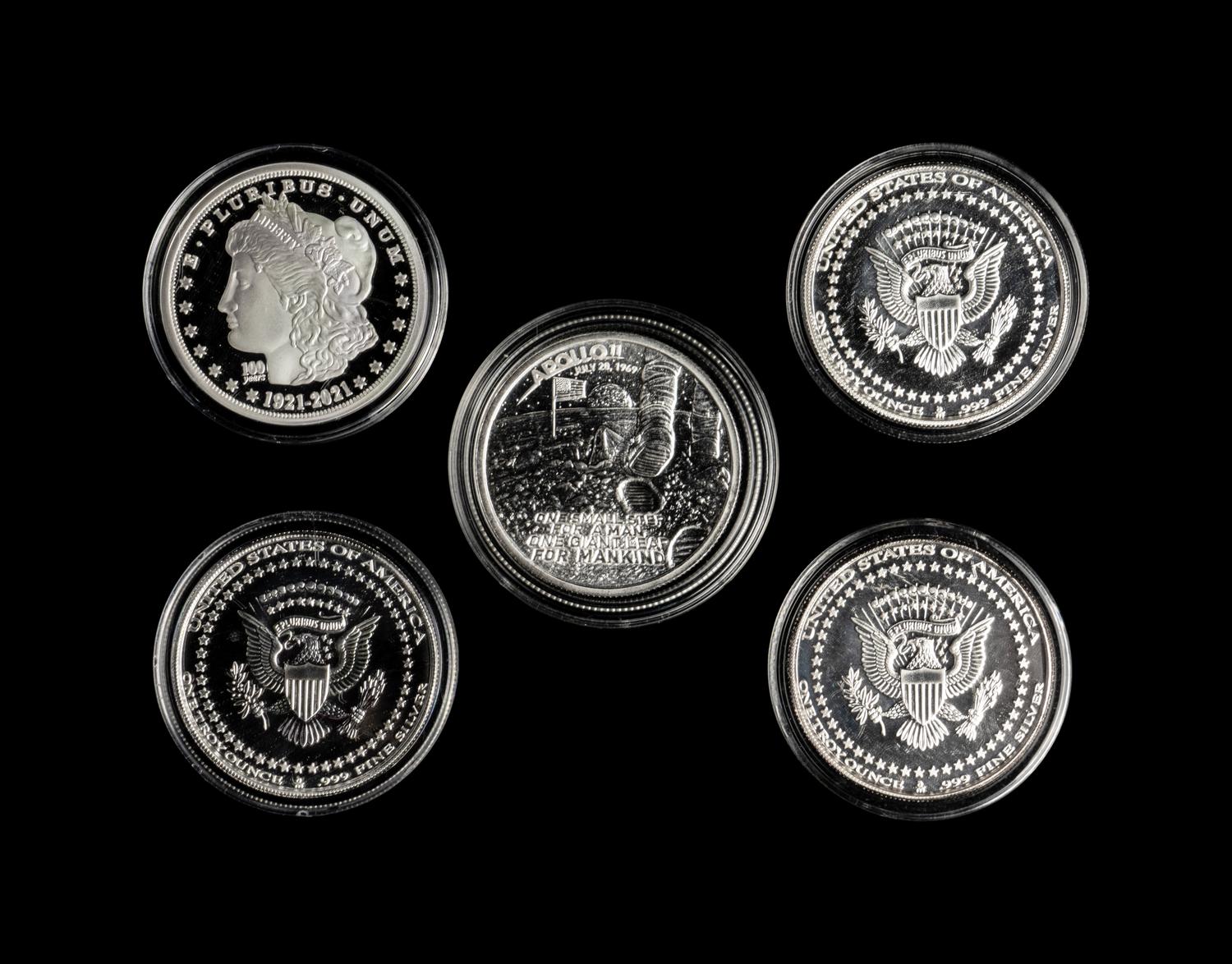 [PRIVATE ISSUE] A Large Collection of Privately Issued Silver Rounds and Ingots