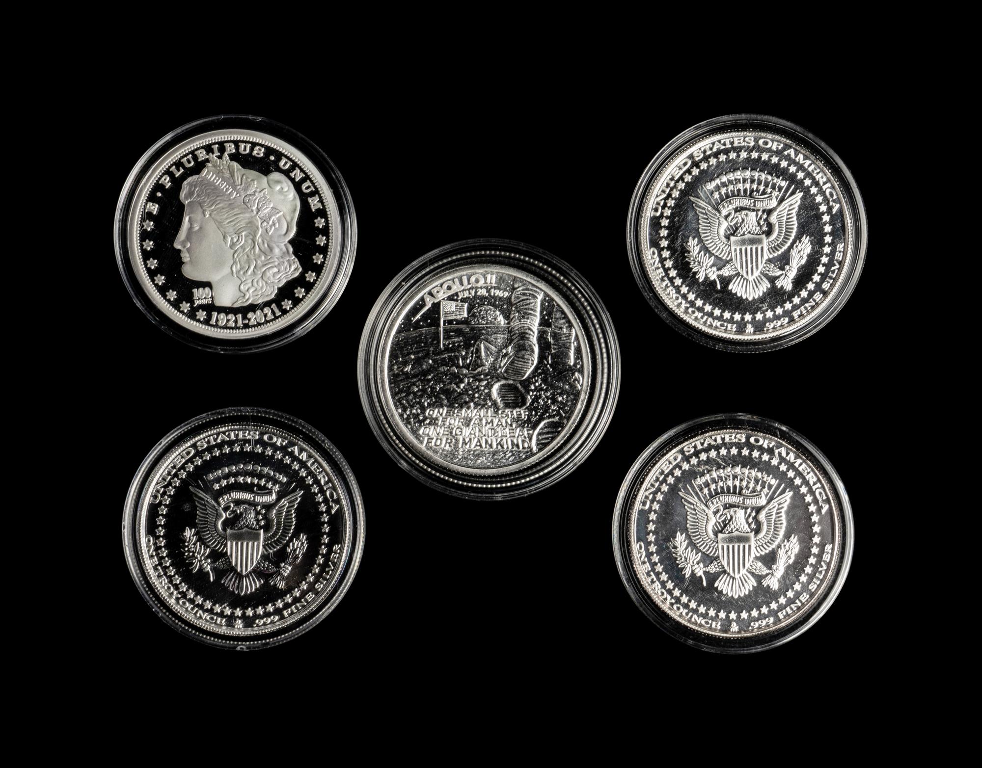 [PRIVATE ISSUE] A Large Collection of Privately Issued Silver Rounds and Ingots