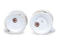 Two Baker's Porcelain Occupational Shaving Mugs