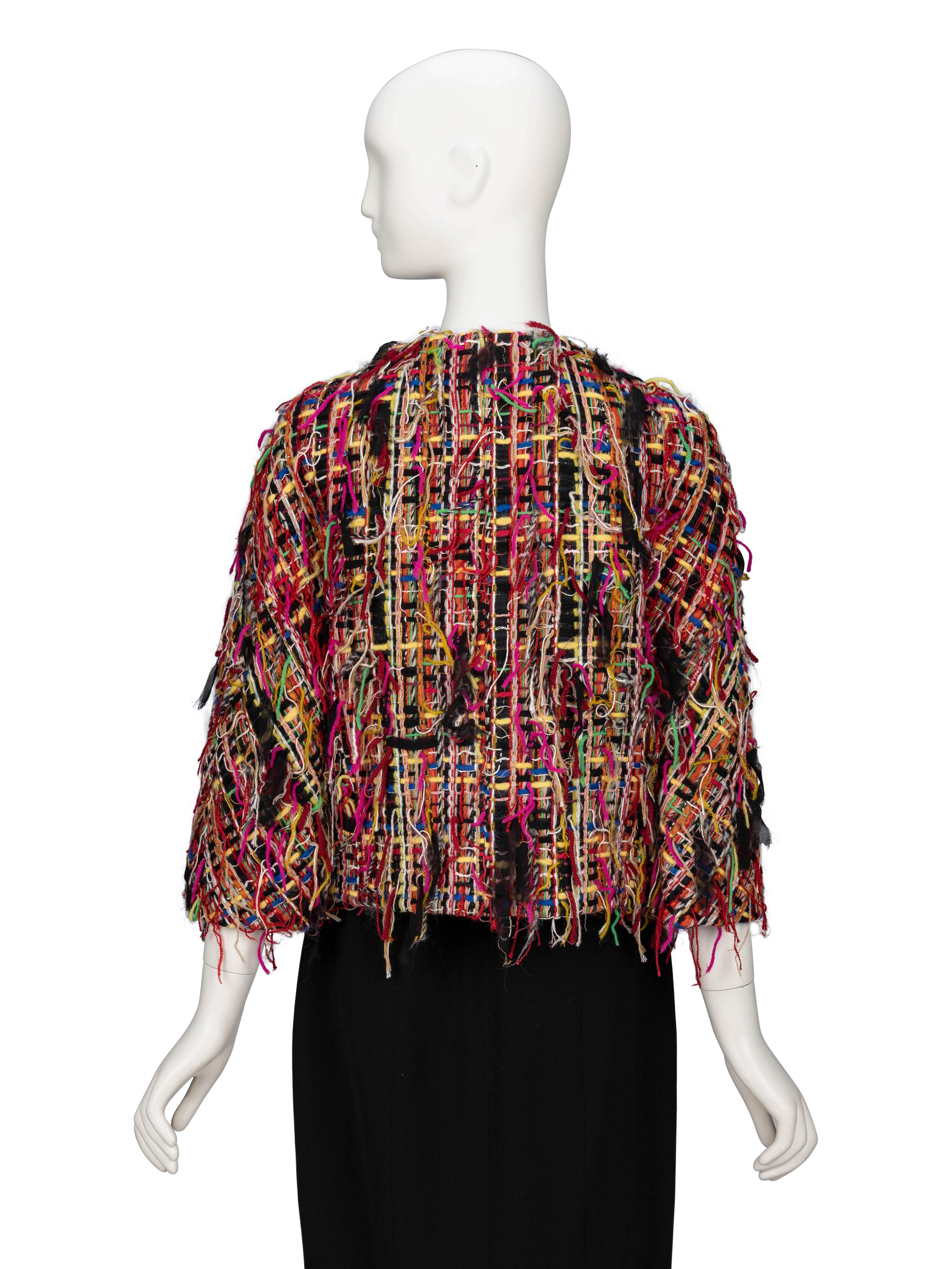 Alexander McQueen, Frayed Tweed Jacket