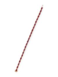 RUBY AND DIAMOND BRACELET