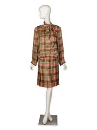 Two Designer Ensembles & Cape: Gucci and Bill Blass