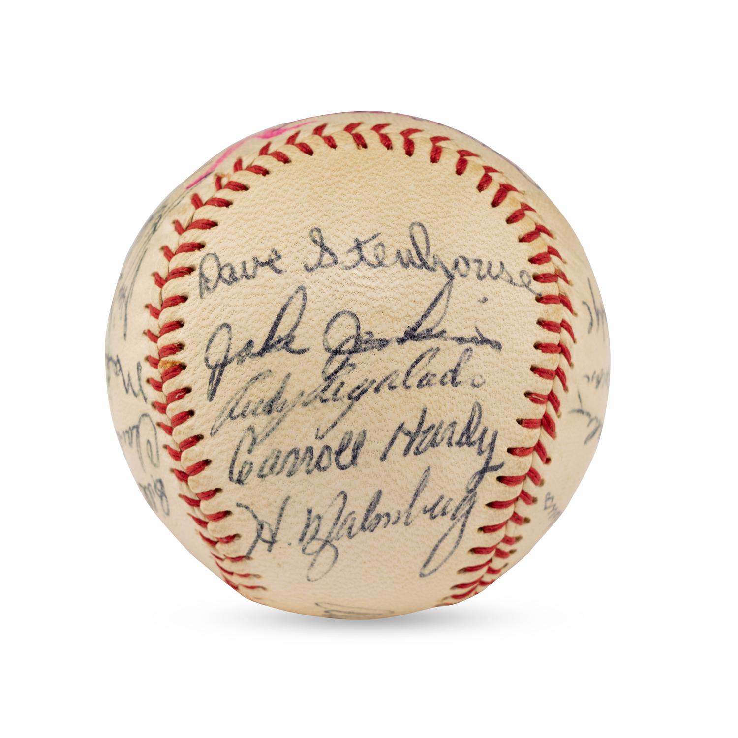 A 1959 Seattle Rainers Team Signed Autograph Baseball