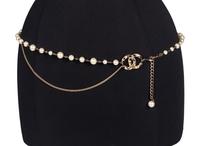 Chanel Faux Pearl Chain Belt