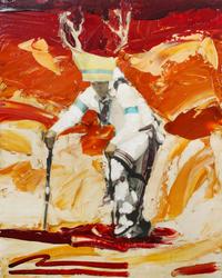 Mateo Romero 30 x 24 inches — (Cochiti, b. 1966)