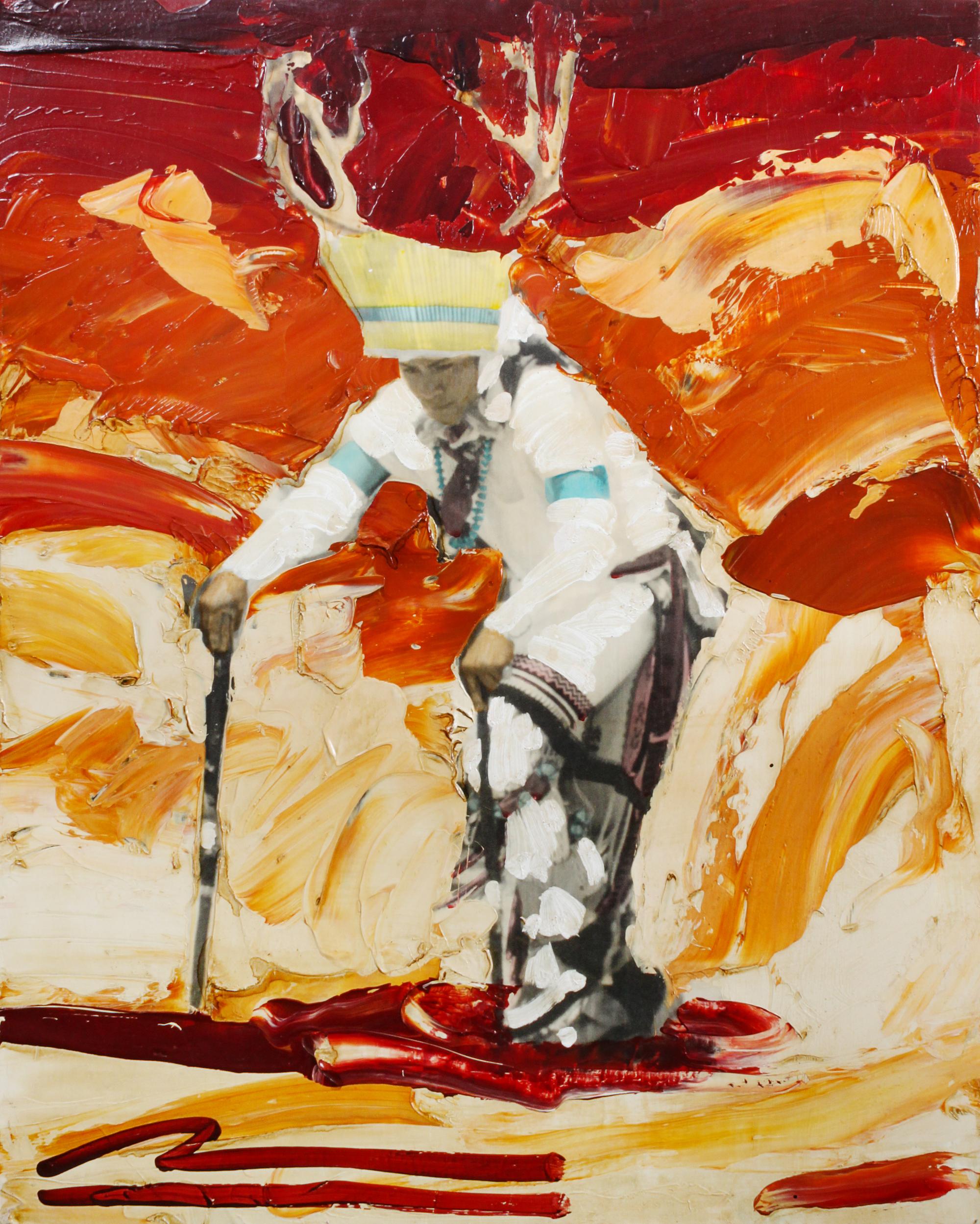 Mateo Romero 30 x 24 inches — (Cochiti, b. 1966)