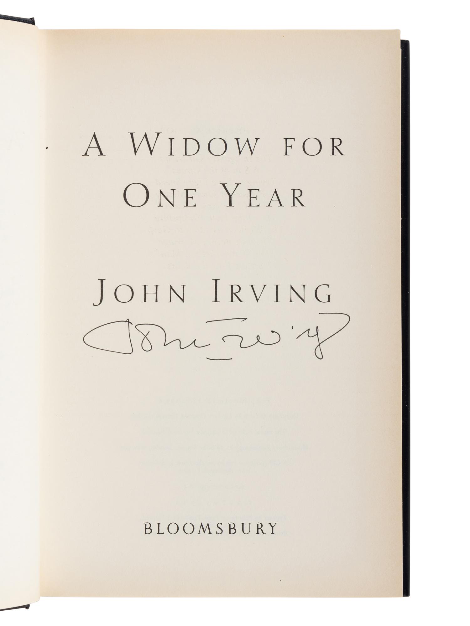 IRVING, John (b. 1942). A group of 5 works by Irving, MOST SIGNED, comprising: