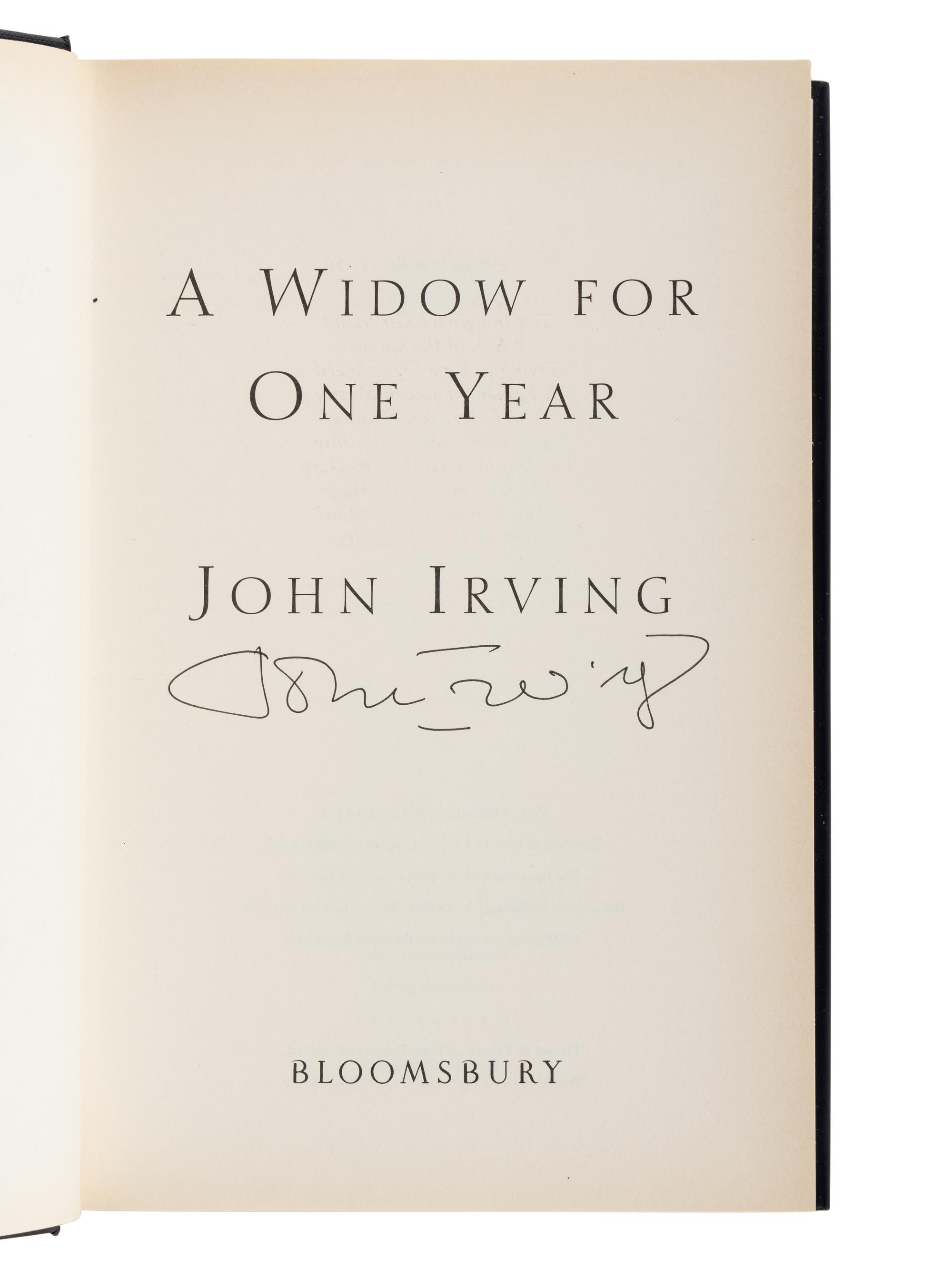 IRVING, John (b. 1942). A group of 5 works by Irving, MOST SIGNED, comprising: