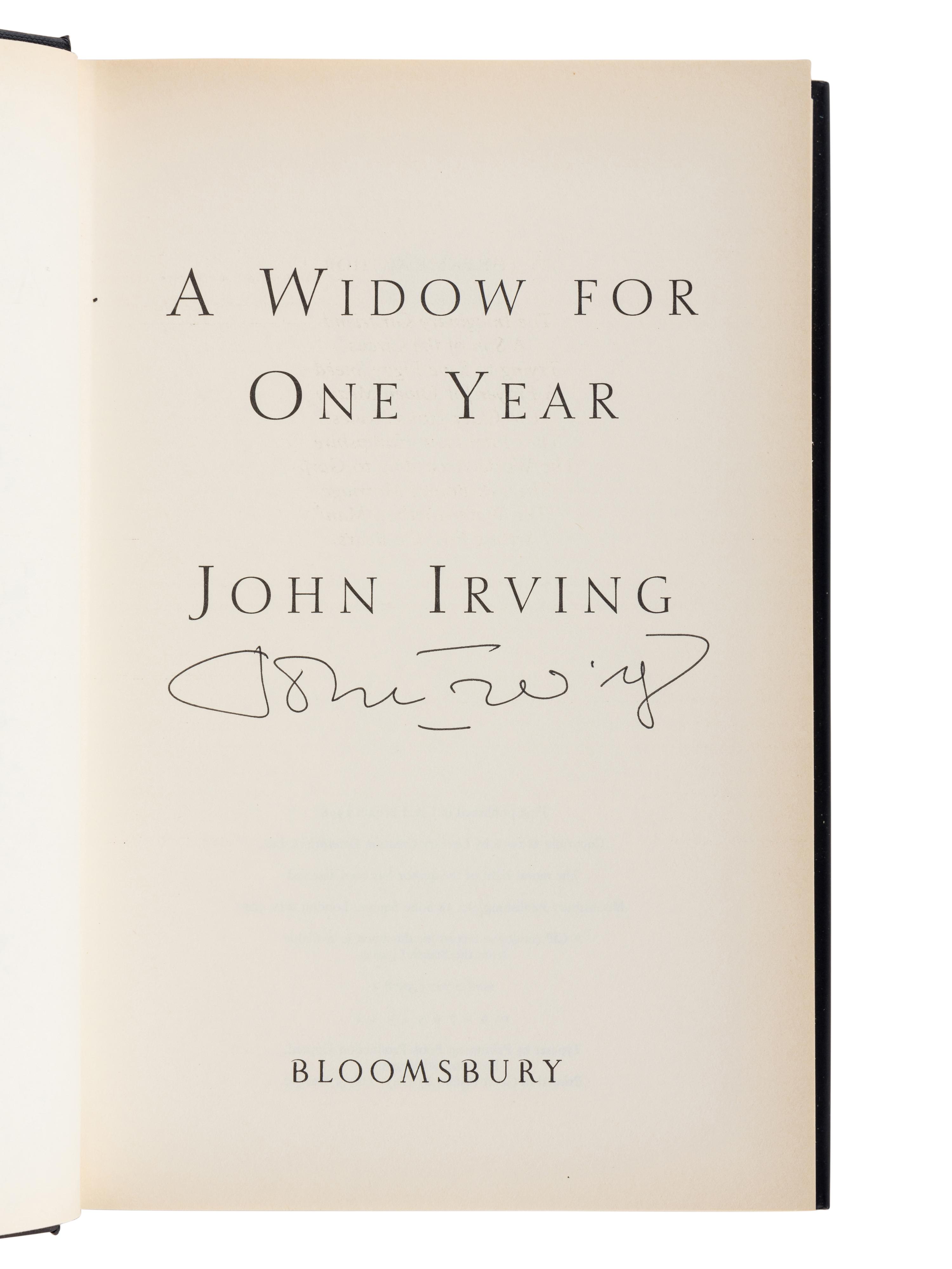 IRVING, John (b. 1942). A group of 5 works by Irving, MOST SIGNED, comprising:
