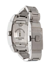 DE GRISOGONO, STAINLESS STEEL AND DIAMOND 'INSTRUMENTINO' WRISTWATCH