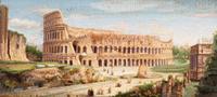 An Italian Micromosaic Plaque Depicting the Colosseum
