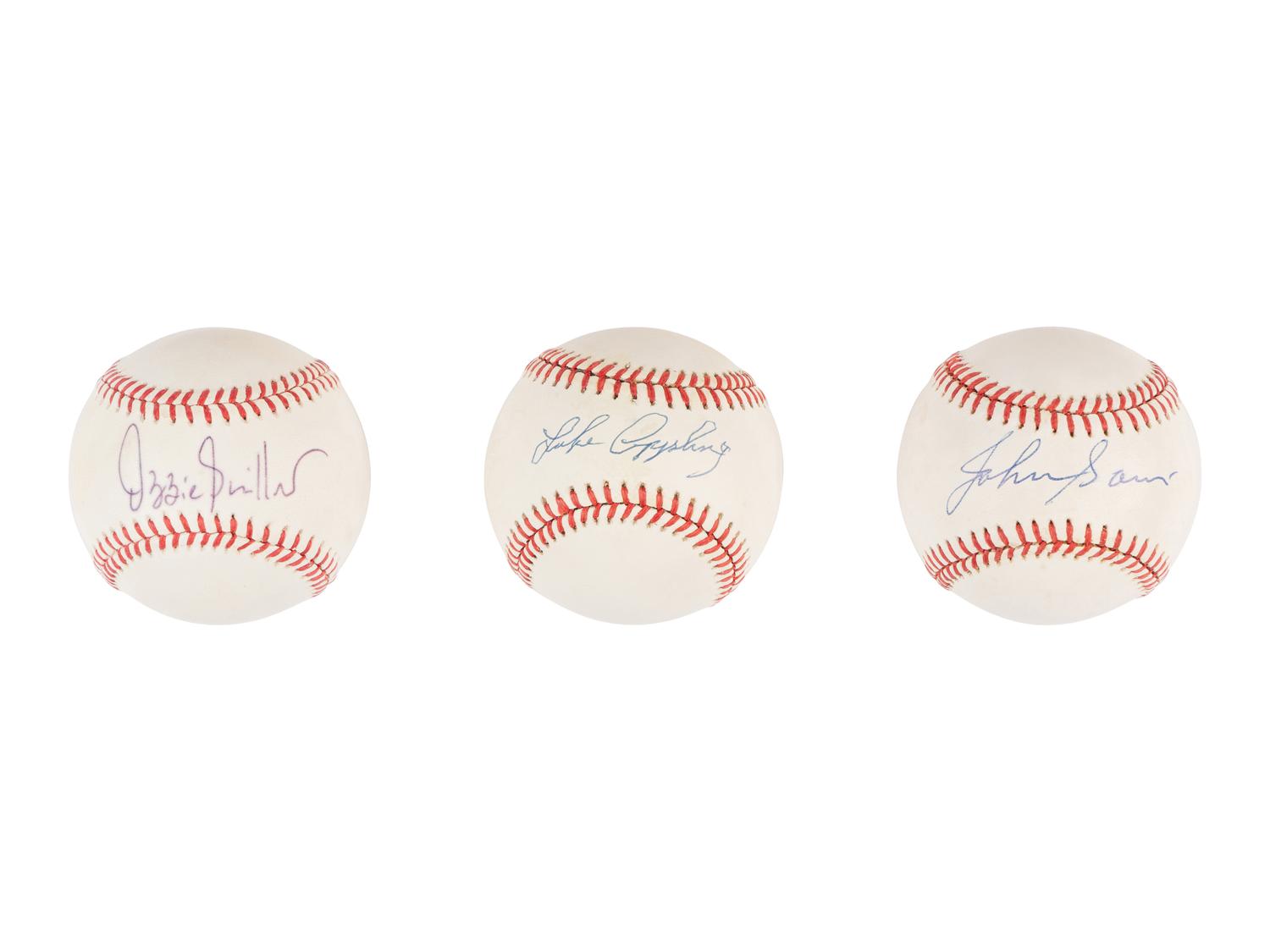 A Large Group of Chicago White Sox Hall of Fame and Notable Signed Autograph Baseballs (Beckett Authentication Services Certified),