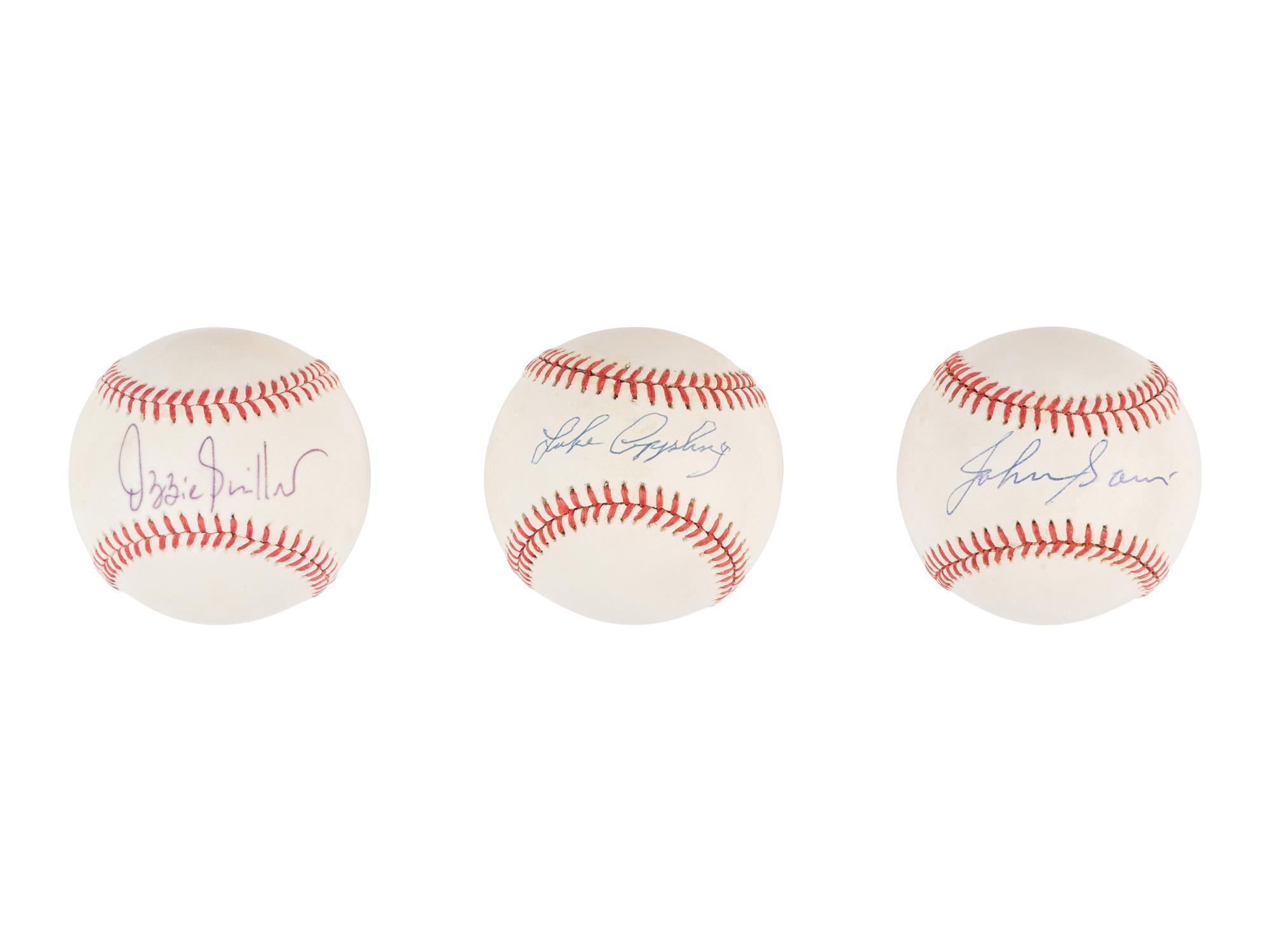 A Large Group of Chicago White Sox Hall of Fame and Notable Signed Autograph Baseballs (Beckett Authentication Services Certified),