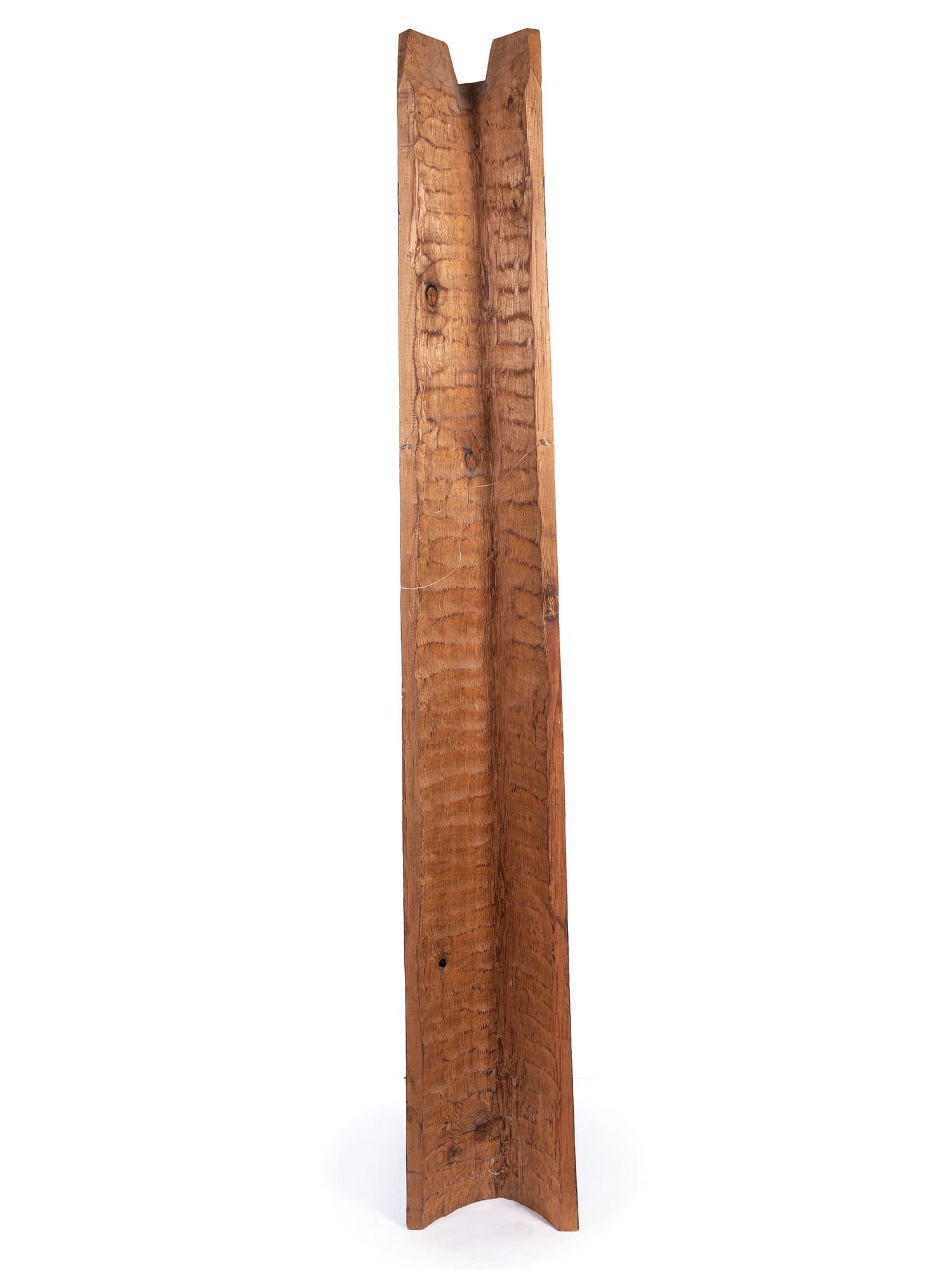 Large Carved and Brightly Painted Totem Pole