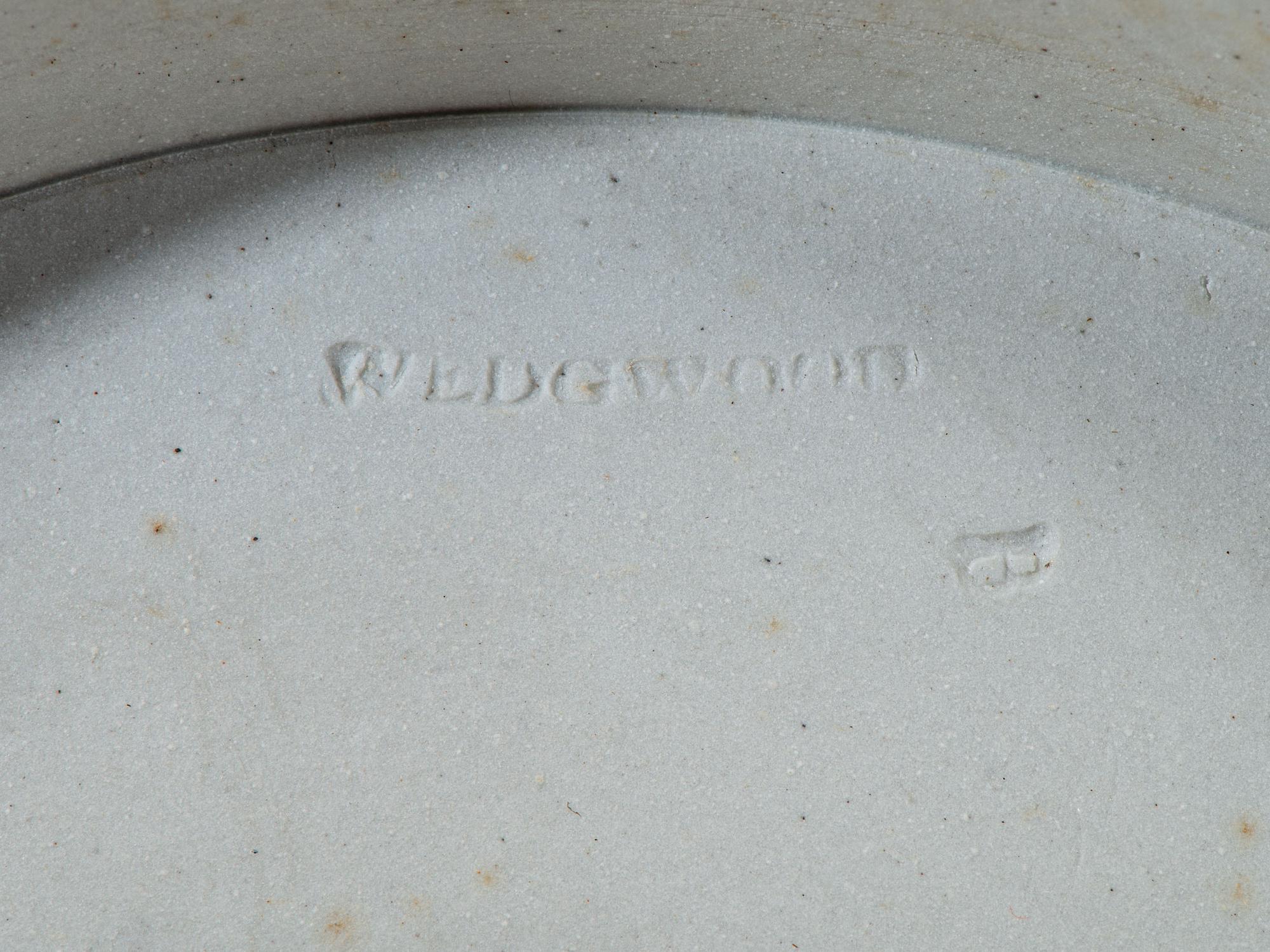 Three Wedgwood Blue Jasperware Jardinieres