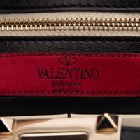 Valentino, Black & White Medium Rockstud Tote