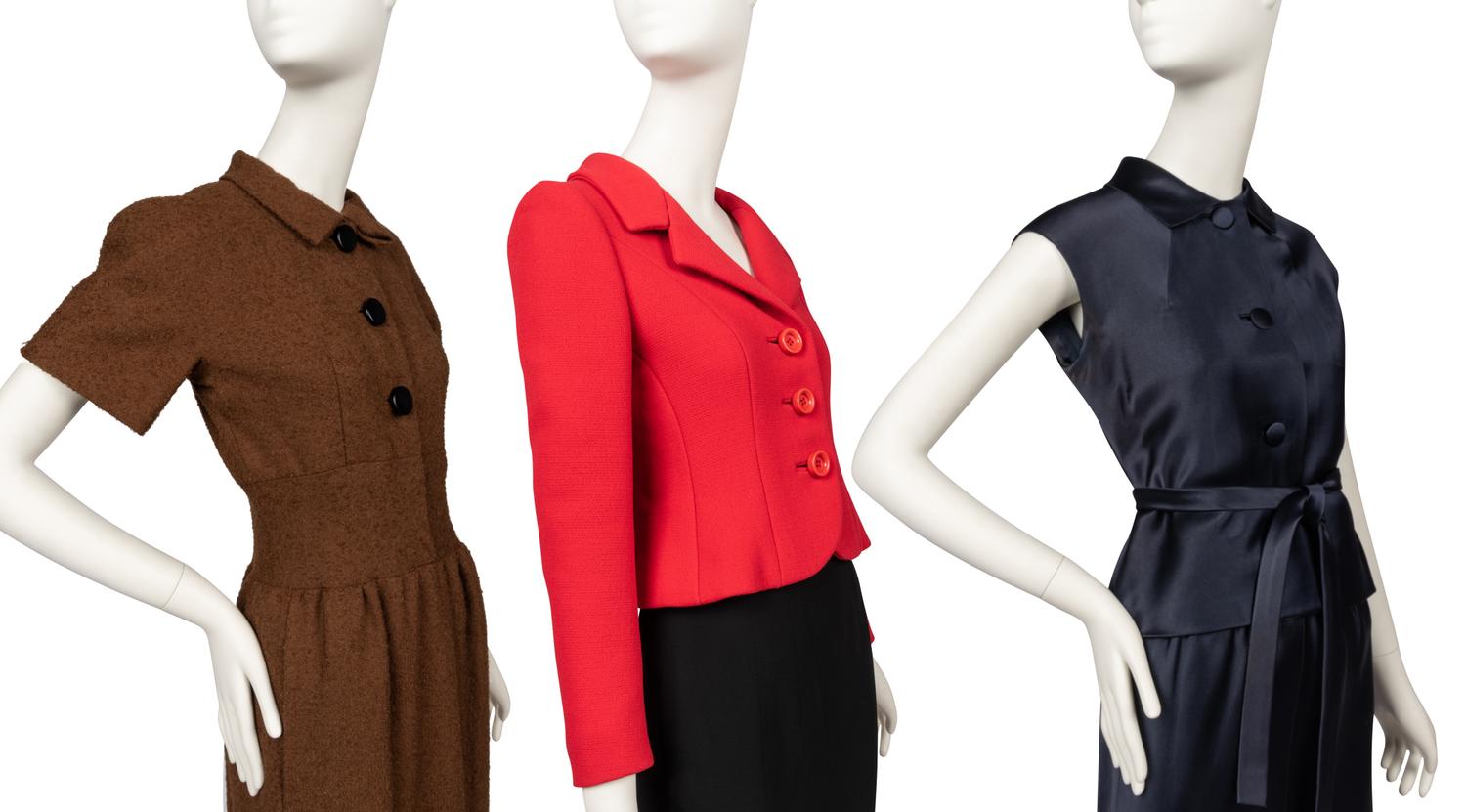 Three Norman Norell Items: Jacket, Skirt Ensemble, Dress, 1960s