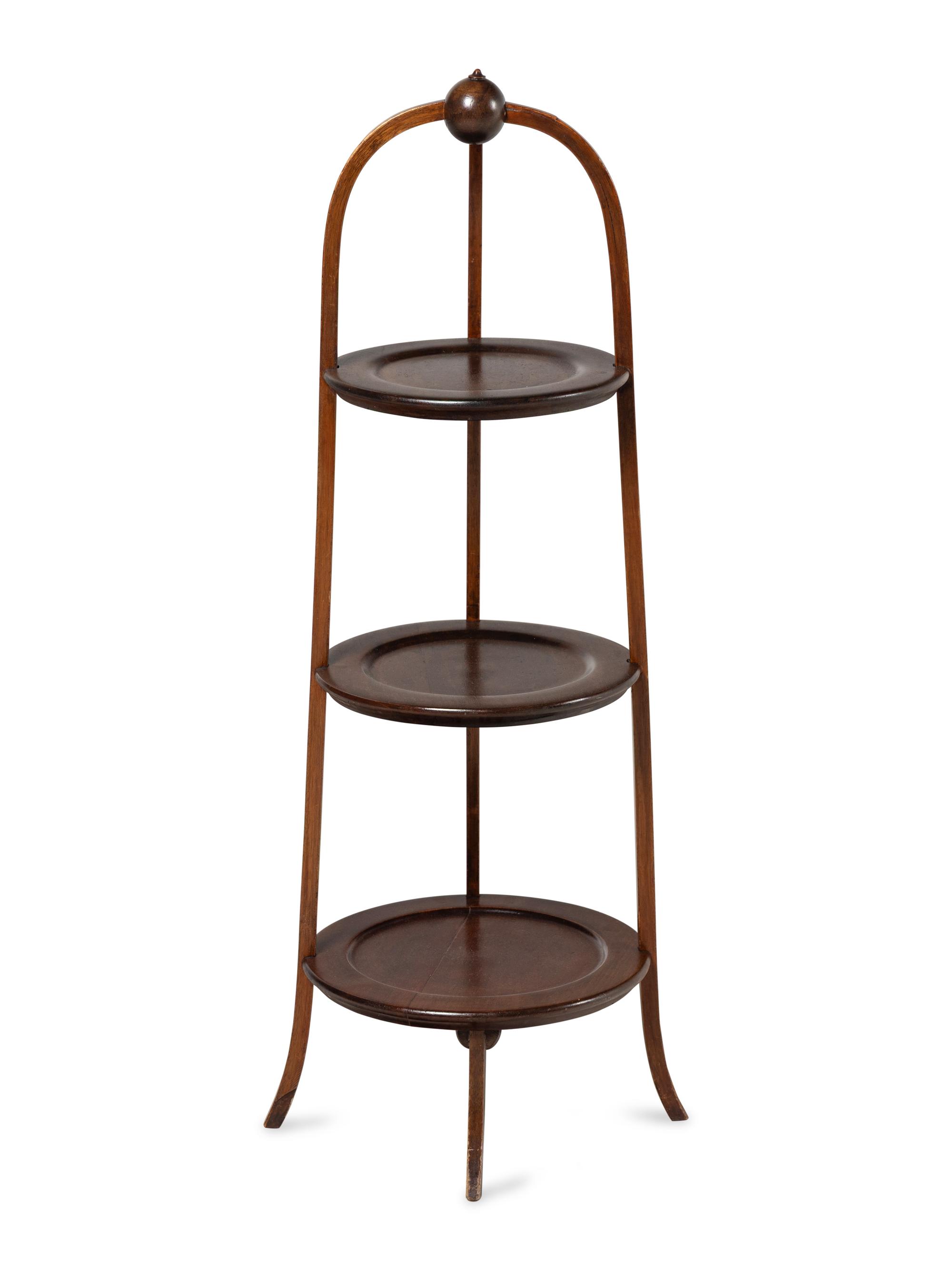 An English Mahogany Dessert Stand