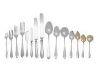 An American Silver Flatware Service
