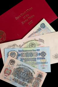 [SOVIET UNION] A Large Collection of Commemorative Coins and Paper Money