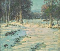 Ivan F. Summers (American, 1886–1964) - Winter Stream
