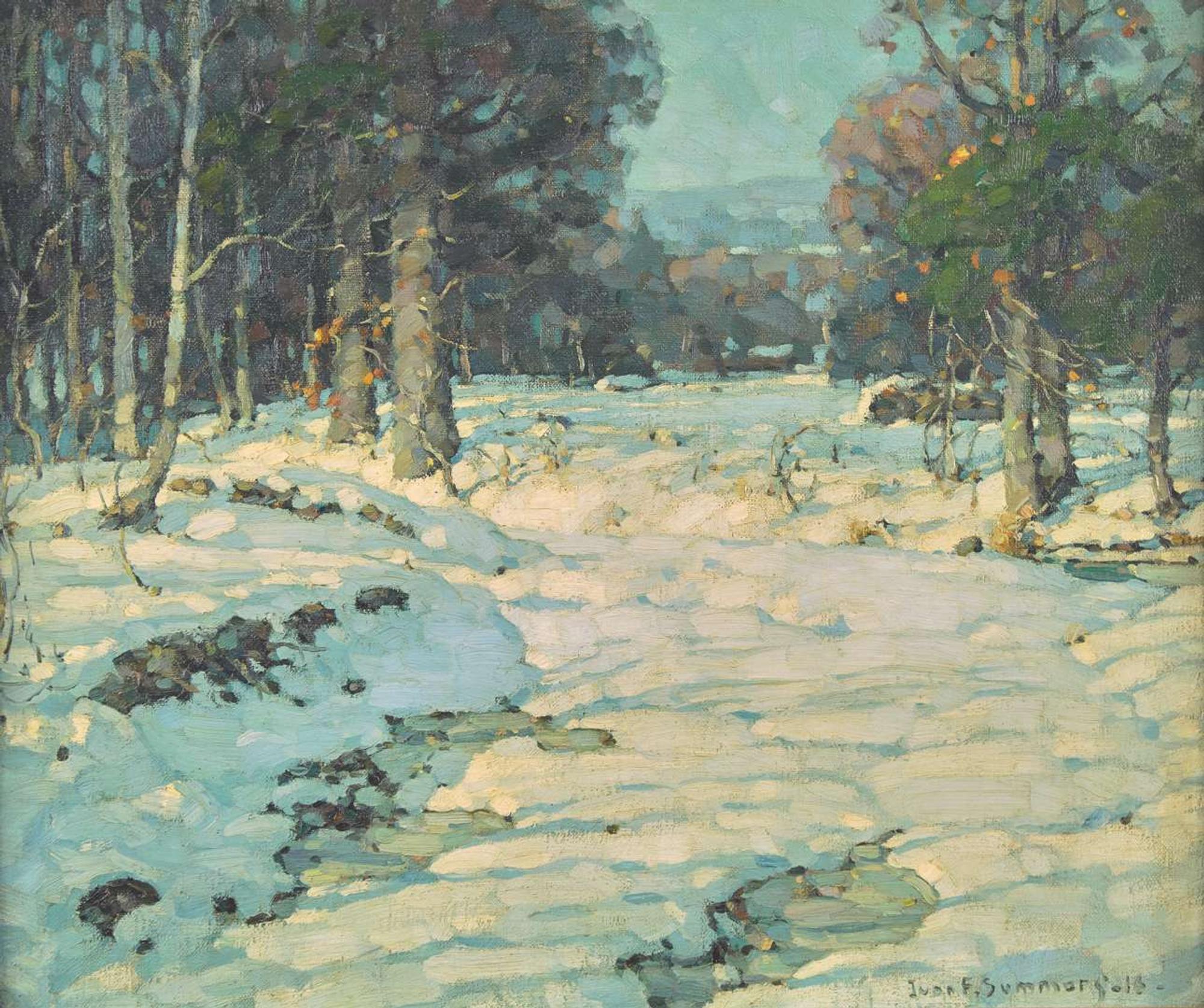 Ivan F. Summers (American, 1886–1964) - Winter Stream