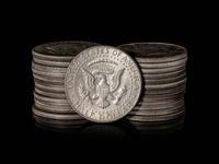 A Group of Twenty-Five Pre-1971 John F. Kennedy 50c Coins