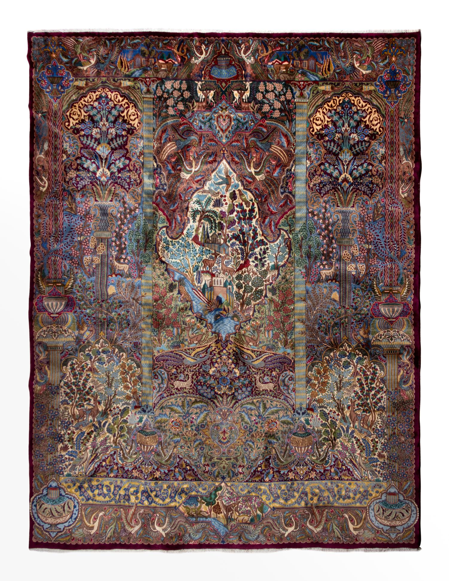 A Kashmar Wool Rug
