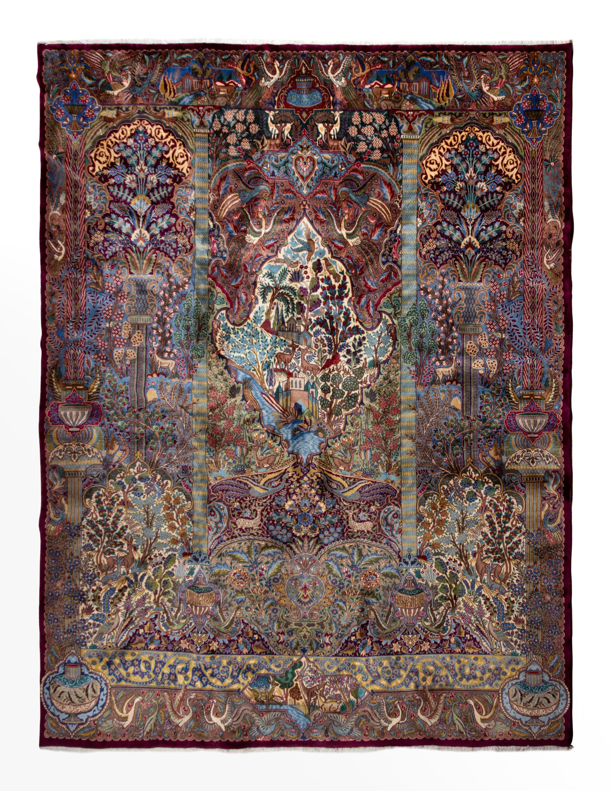 A Kashmar Wool Rug