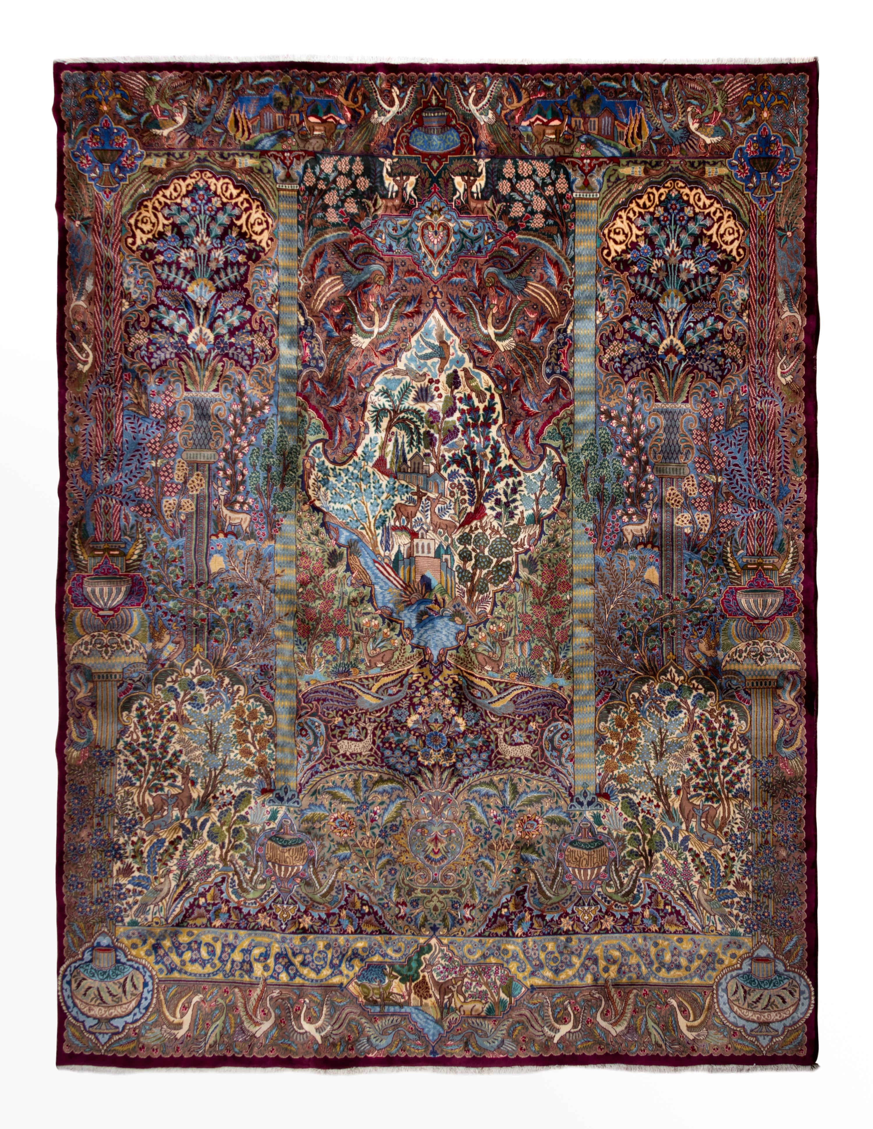 A Kashmar Wool Rug