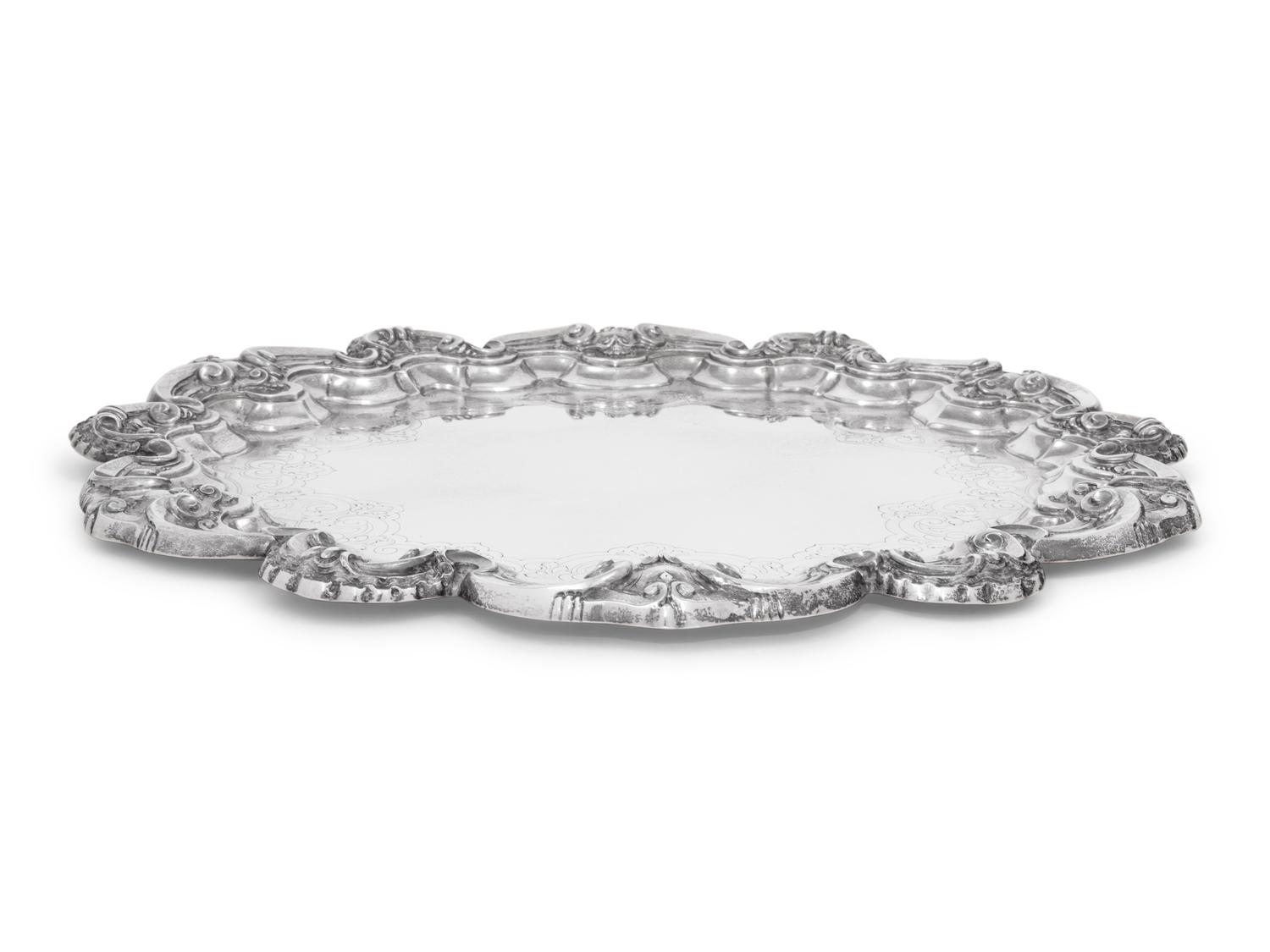 A Portuguese Silver Tray