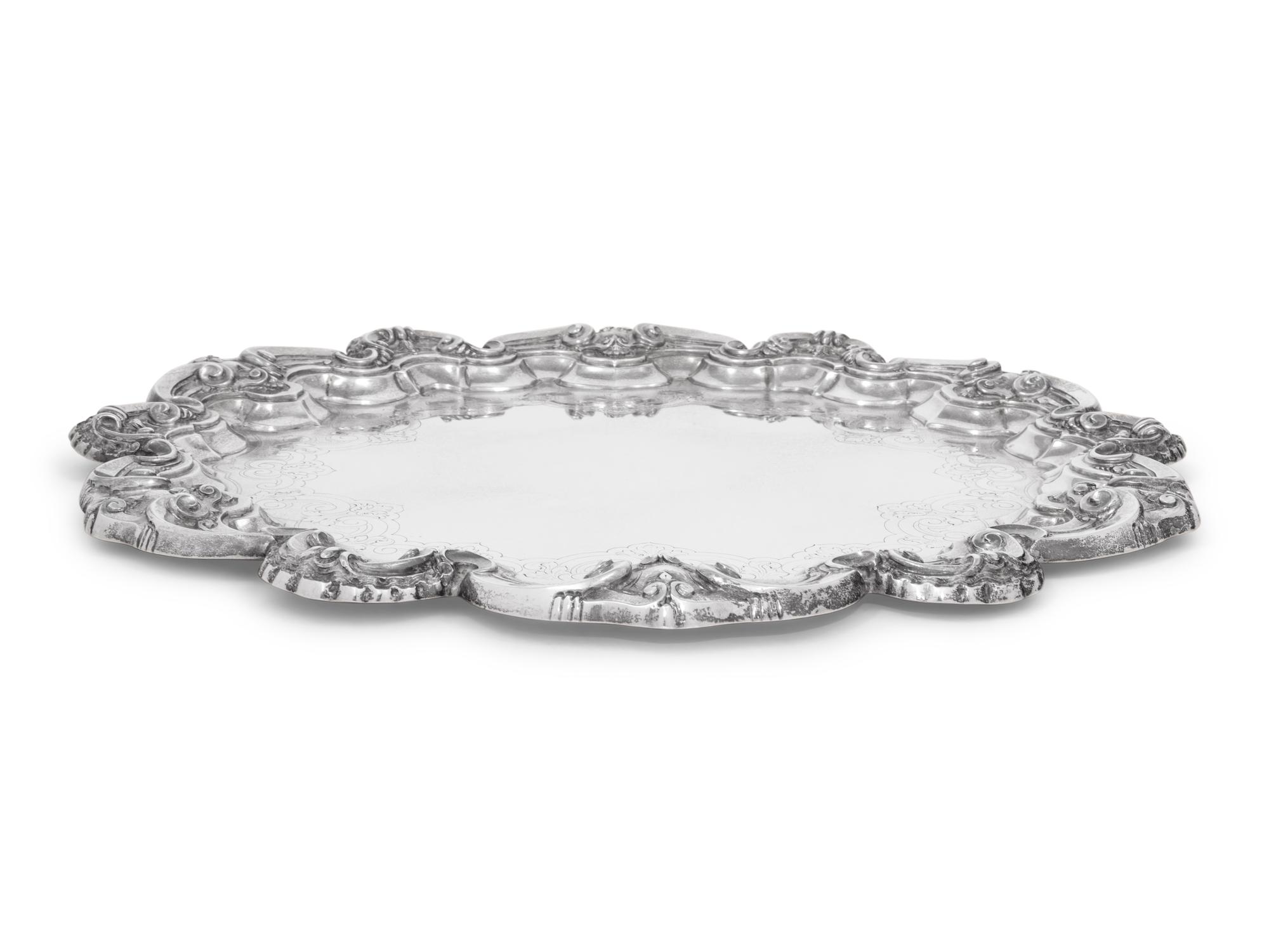 A Portuguese Silver Tray
