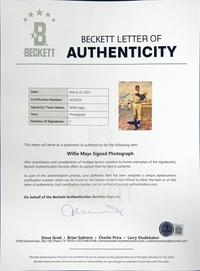 A Collection of Baseball Hall of Fame Signed Autograph Photographs Including Williams, Aaron, Mays and Koufax (Beckett Authentication Services)