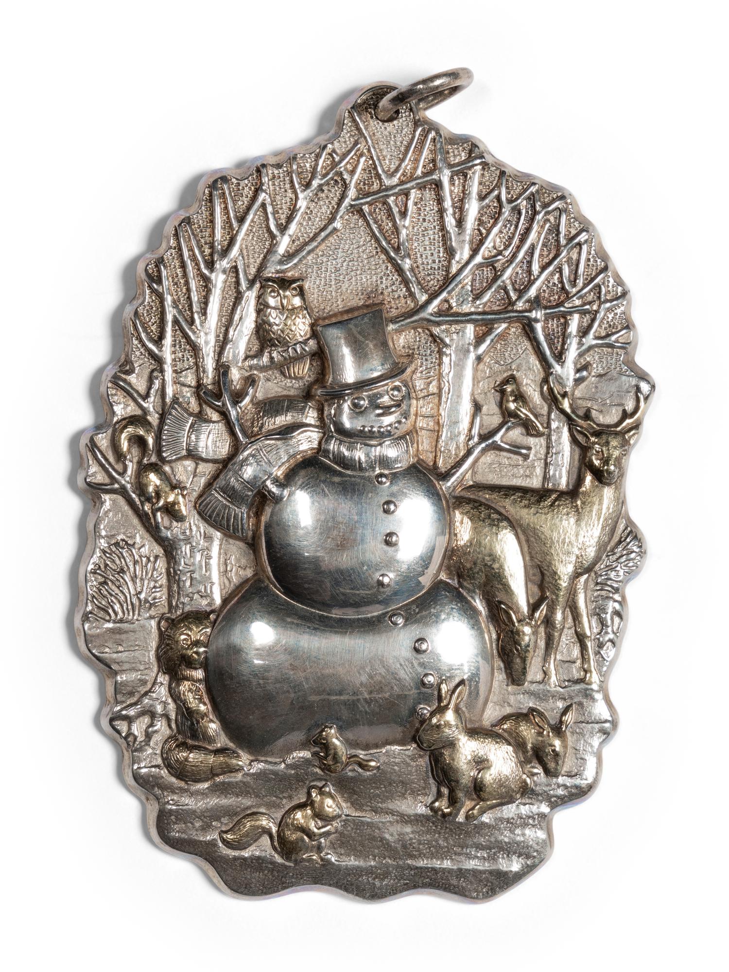 A Collection of Twenty-Three Buccellati Parcel-Gilt Silver Ornaments