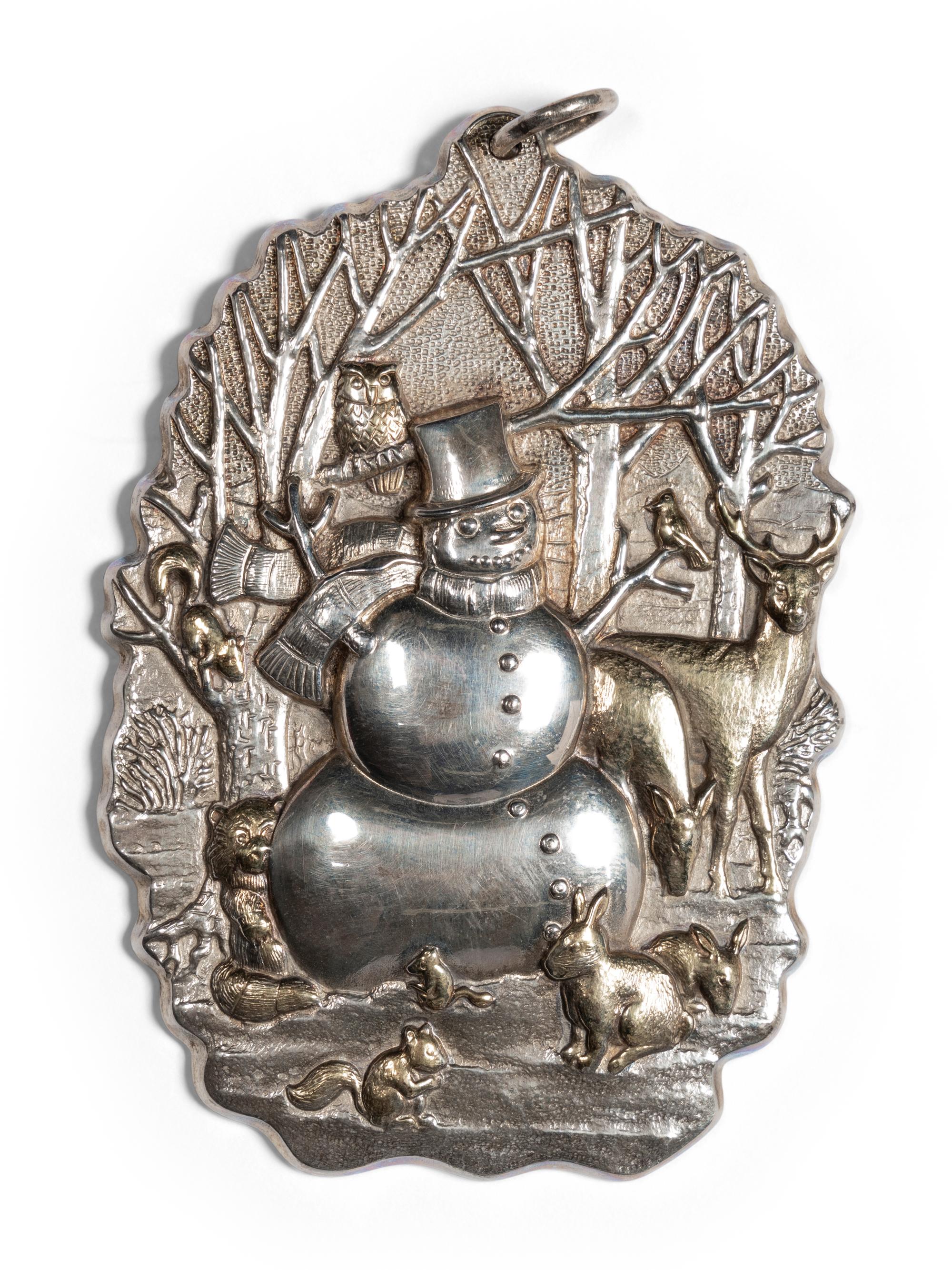 A Collection of Twenty-Three Buccellati Parcel-Gilt Silver Ornaments