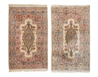 A Pair of Kirman Wool Rugs