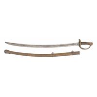 Leech & Ridgon Cavalry Officer's Saber with Brass Scabbard